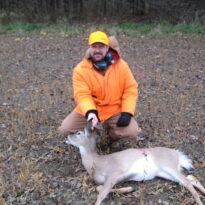 one shot, one kill -- at a friends farm in MO, January 2009